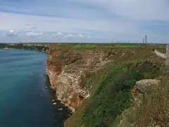 Носът Калиакра и скалите над морето