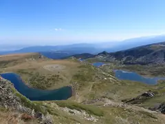 Седемте рилски езера отвисоко