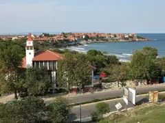 Старият град на Созопол над морския залив